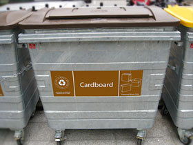 660L Cardboard Recycling Bin